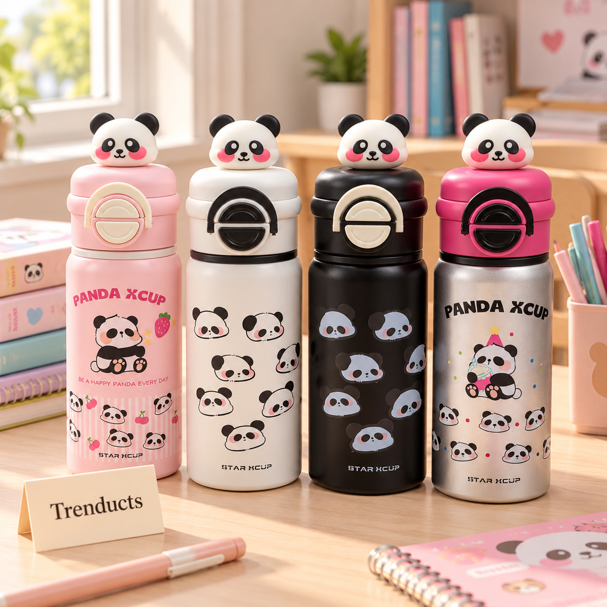 Panda Bottle - Stainless Steel Cute Water Bottle