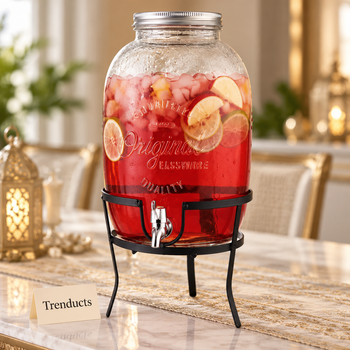 8L drinks dispenser with sherbet on an iftar table - Trenducts