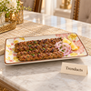 Brilliant 10 Inch Rectangular Dish - Pink Floral