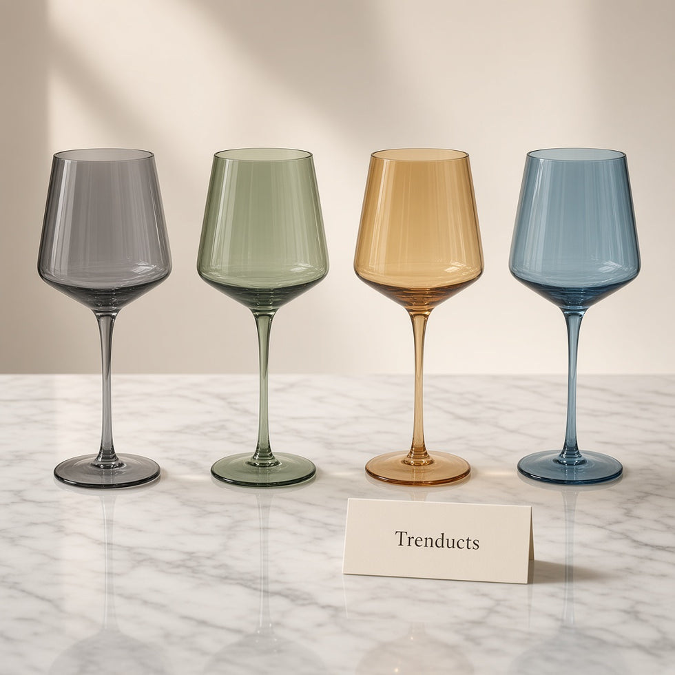 Danny Home Round Wine Glass Set of 4 - 450ml