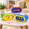 Tissue Box - Cute Cartoon Face Holder with Expressions (Random)