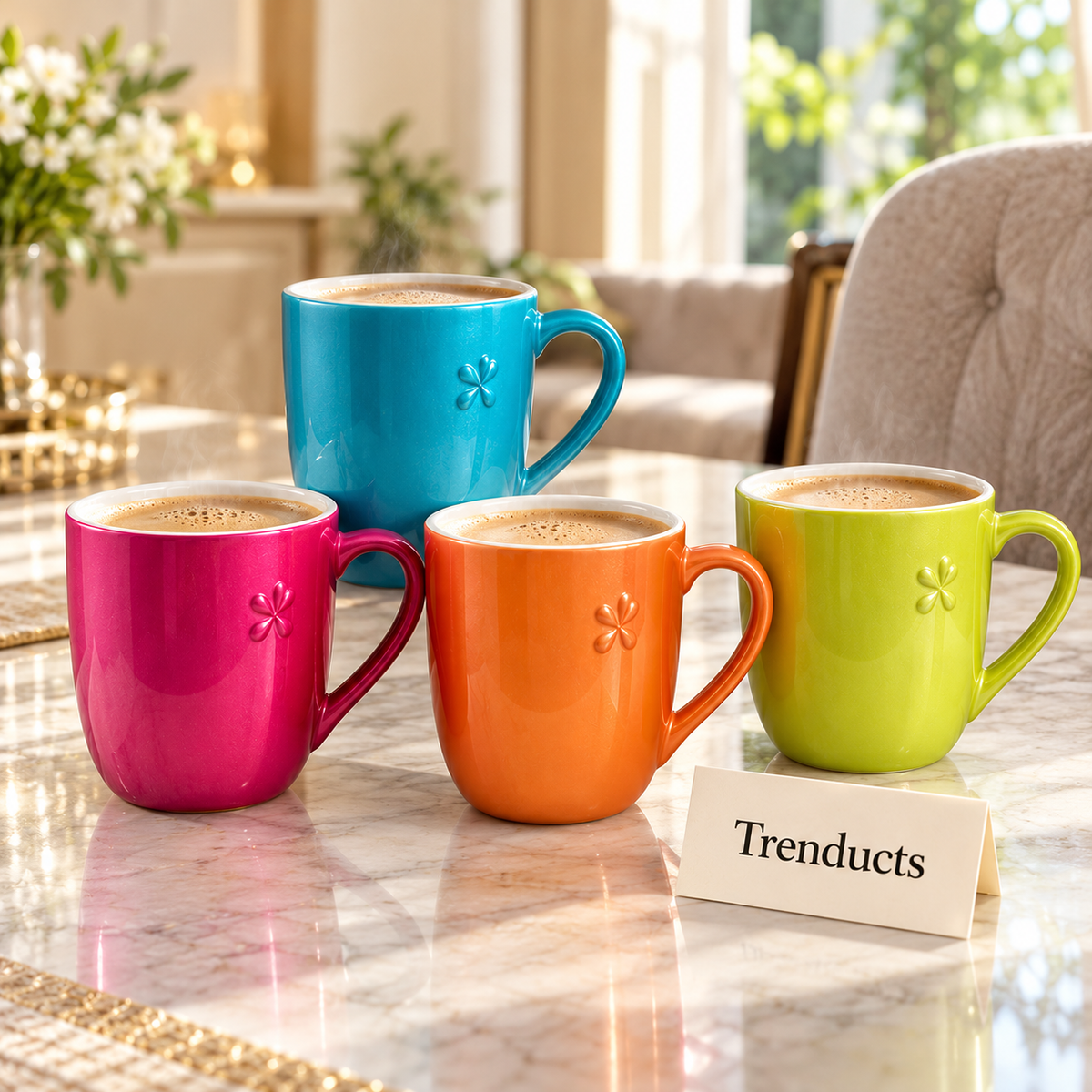 Glossy Colour Mug 500 ml - Bright Pearl Finish (Random)