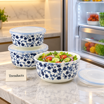 Danny Home food container set with salad in a kitchen | Trenducts