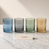 Danny Home Coloured Glass Tumbler Set of 4 - 410ml