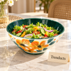 Brilliant Round Bowl - Primrose Floral Matt Porcelain