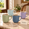 Large Embossed Mug 440 ml - Matte Colours (Random Colour)
