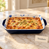 Brilliant Porcelain Baking Dish - Blue Peony Navy