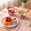 Disney Minnie Mouse Tableware Set - Ceramic Dinner Set 5 Pcs