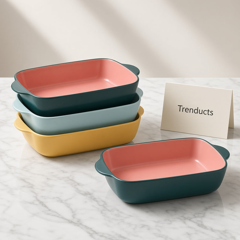Danny Home Porcelain Baking Dish 8.5 Inch - Rectangular