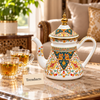 Enamel Kettle 1.2 L - Traditional Paisley Print