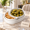 Symphony 3-Piece Dip Set - White Nesting Serving Bowls