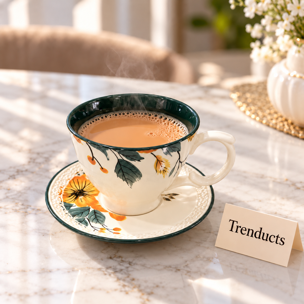 Brilliant Cup and Saucer Set - Primrose Floral 300ml