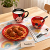 Disney Mickey Mouse Tableware Set - Ceramic Dinner Set 5 Pcs