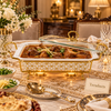 Brilliant Rectangular Casserole with Stand