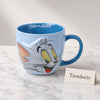 Disney Tom and Jerry Ceramic Face Mug 550ml - Blue
