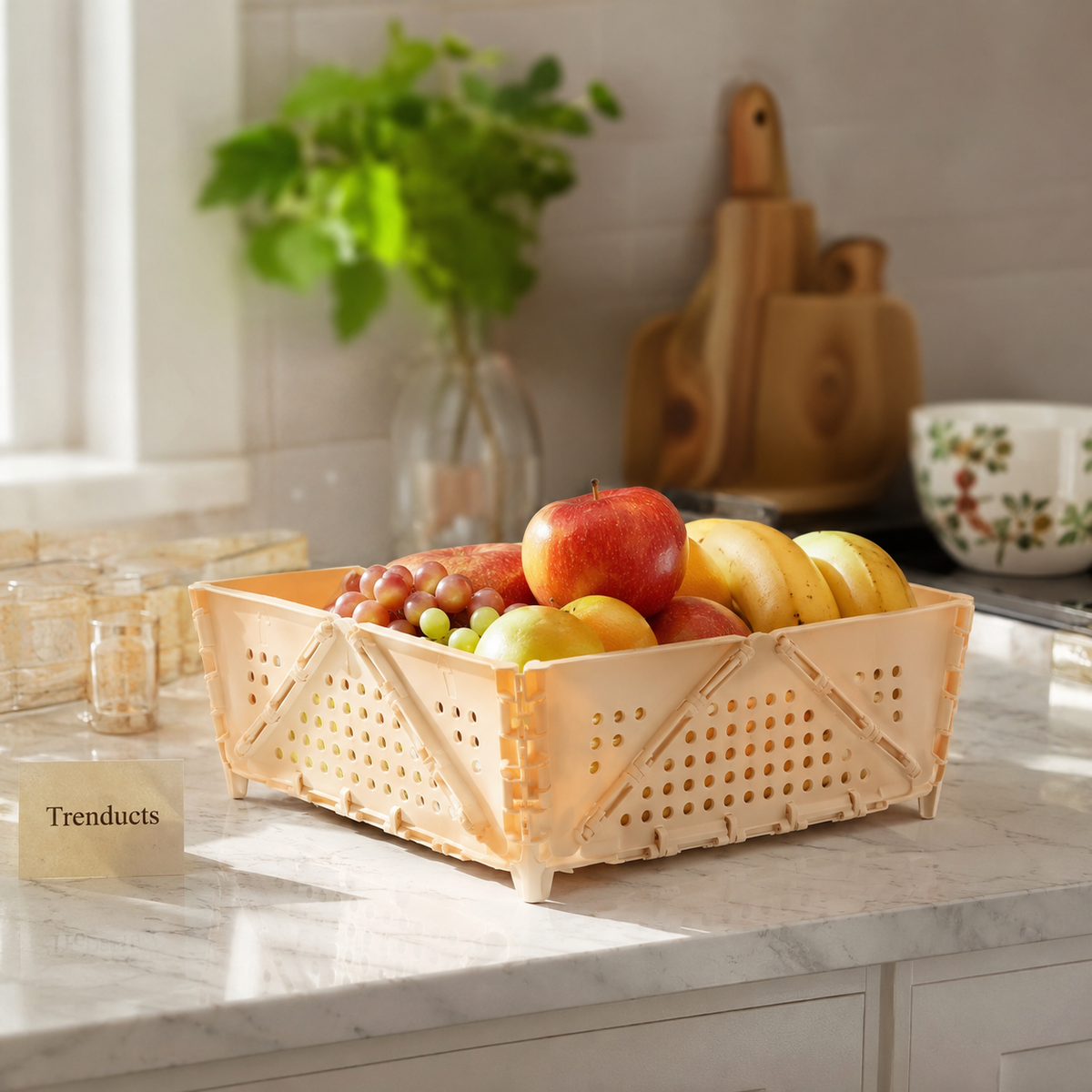 Foldable Organizer Basket - Space-Saving Storage
