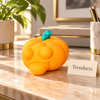 Orange Bubble-Pop Pumpkin Squeeze Fidget Toy