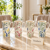 Floral Stem Mug 400 ml - Tall Cream Mug (Random)