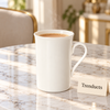 Danny Home Mug - 300 ml Tall Slim White Porcelain