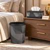 Luxury Charcoal Geometric Pattern Tissue Box or Dustbin