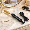 Electric Hair Straightener Comb - Gold Titanium Hot Comb