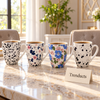 Ditsy Floral Mug 350 ml - Blue, Pink & Black (Random)