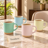Pastel Clay Base Mug 330 ml - Matte Colours (Random)