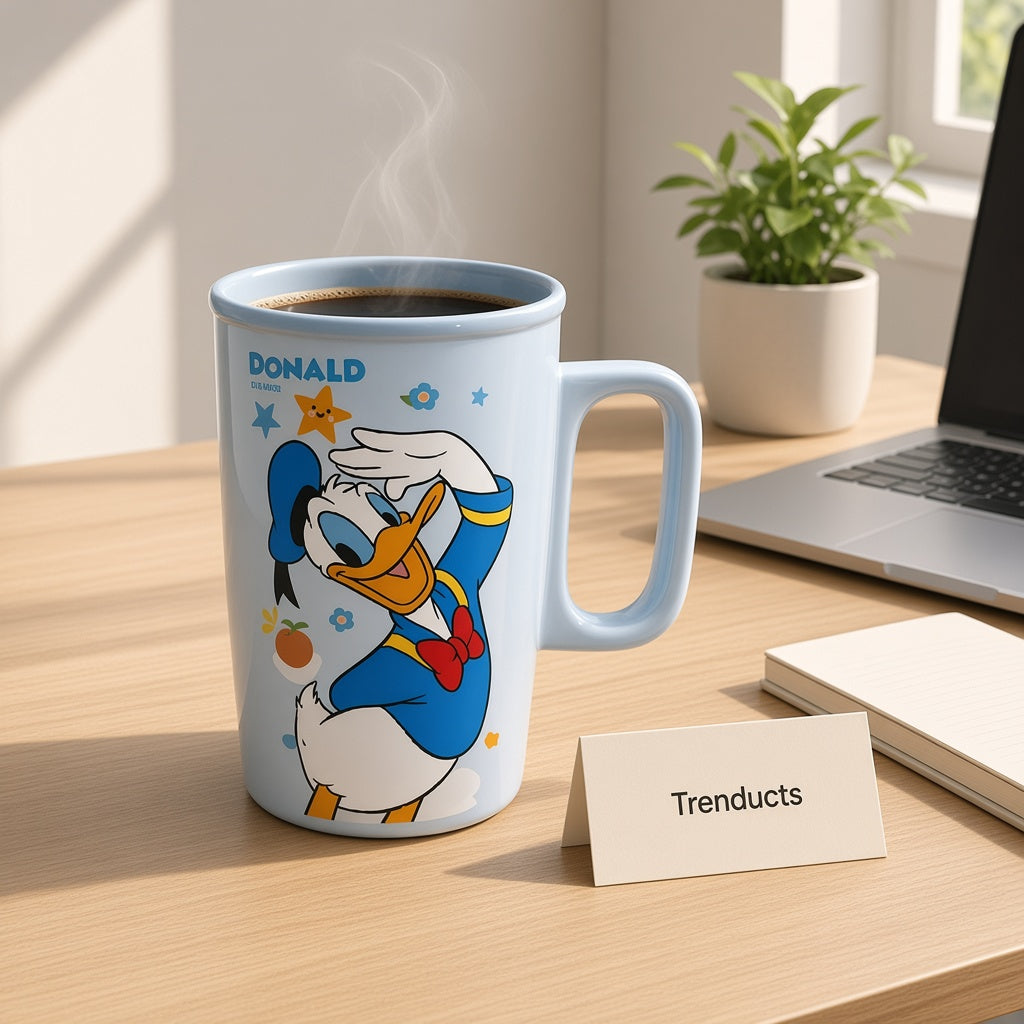 Disney Donald Duck Ceramic Mug - Tall Light Blue