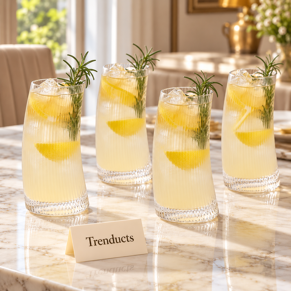 Danny Home Tall Highball Glass Set - 4 Pcs 500ml