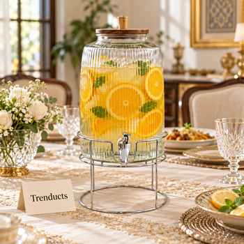 6L drinks dispenser with lemonade on a dawat table - Trenducts