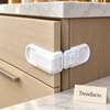 Child Safety Drawer Lock - Baby Proof L-Shape Cabinet Latch