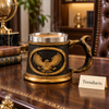 Eagle Mug - 3D Black and Gold Handled Mug