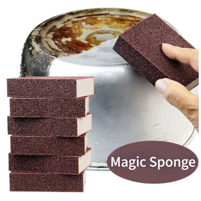 2 Pieces Magic Sponge Cleaning Brush Set