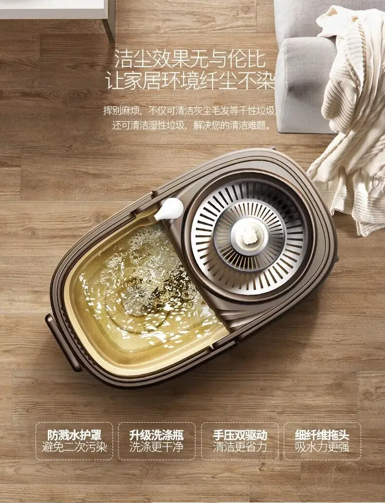 Magic Spin Mop Bucket with Clamping Type - Clarify.pk