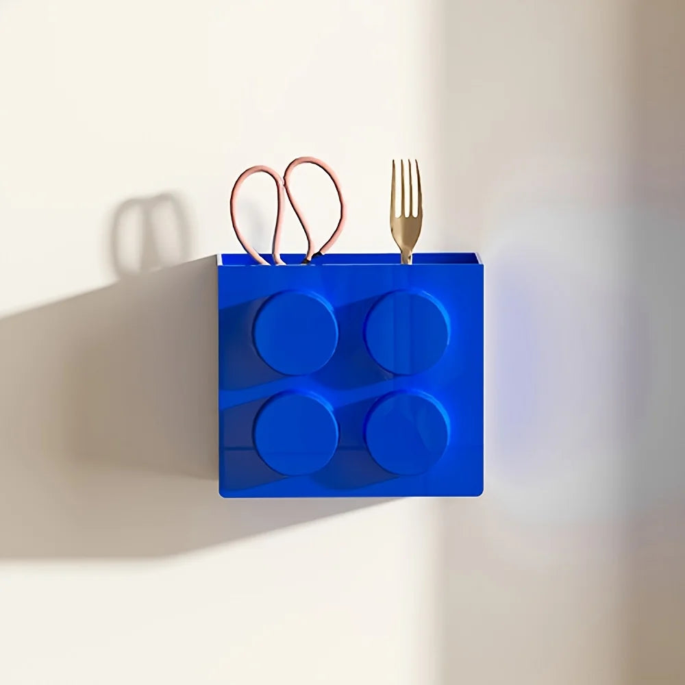 BlockStuck Magnetic Caddy - Multipurpose Wall Mounted Holder