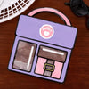 4-Piece Cartoon Backpack Self-Sealing Storage Bags - Cute Ziplock Pouch Set