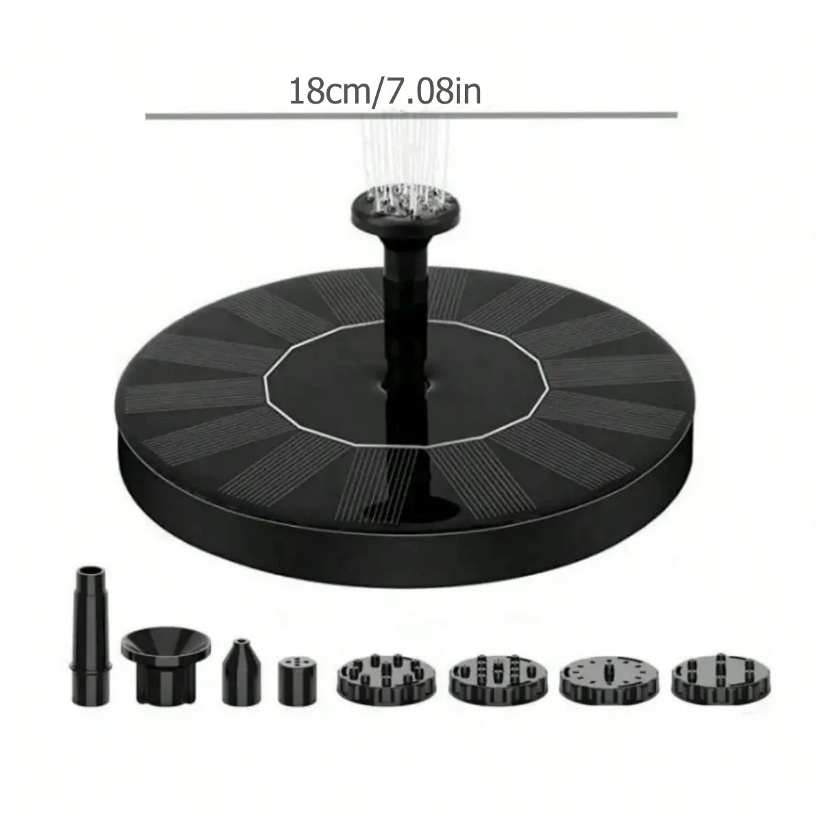 Mini Solar Powered Floating Fountain – Eco-Friendly Outdoor Water Feature for Ponds & Birdbaths