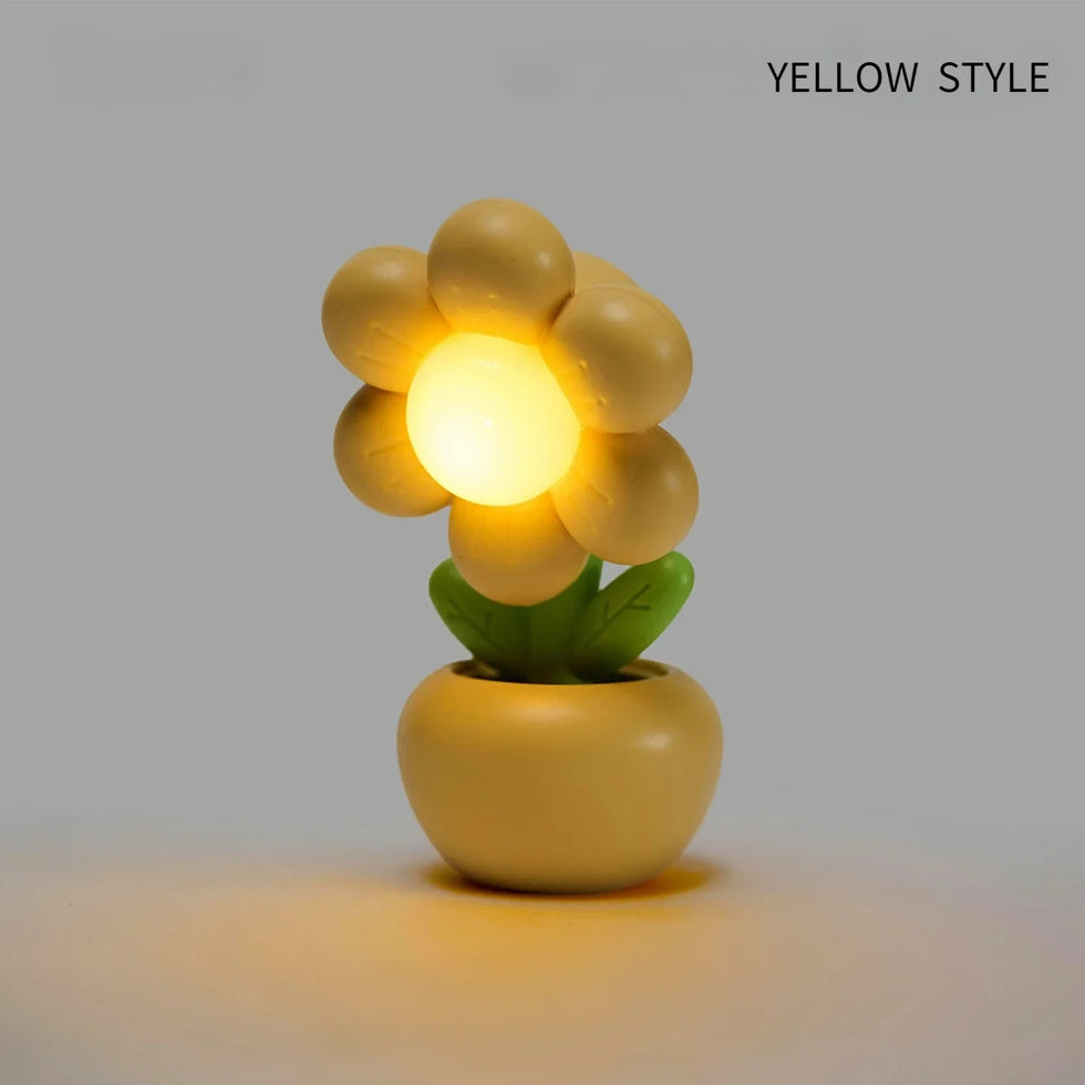 Mini Tulip LED Flower Night Light