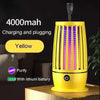 4000mAh Rechargeable Electric Mosquito Killer Lamp – Silent Zapper