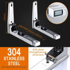 Space Saver Heavy-Duty Wall Mount Microwave Bracket Set (35kg Capacity)