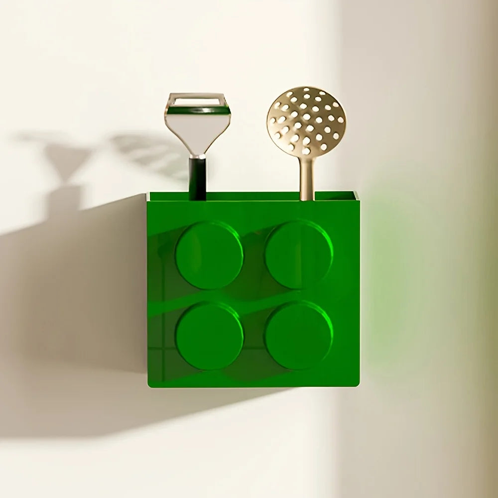 BlockStuck Magnetic Caddy - Multipurpose Wall Mounted Holder