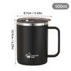 Wavy Ribbed Coffee Mug – Textured Minimalist Tea Cup (Random Color)