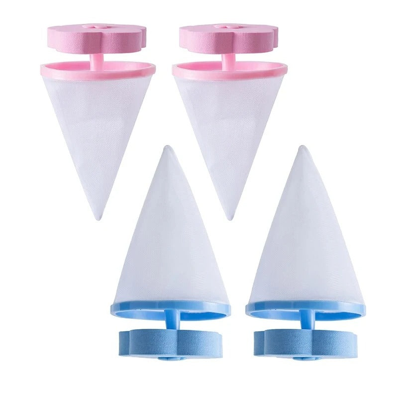 Floating Flower Washing Machine Mesh Filter & Lint Catcher