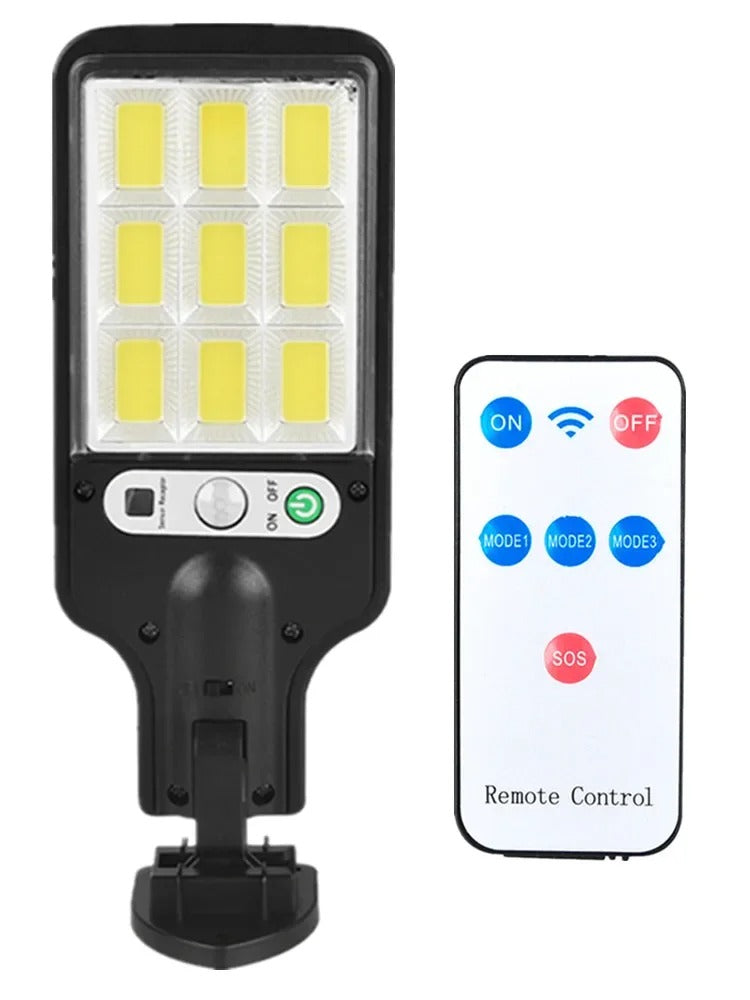 SolShield High-Power Outdoor Solar Street Light with Remote Control