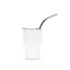 Premium Mini Stainless Steel Insulated Tumbler with Metal Straw (Random Color)