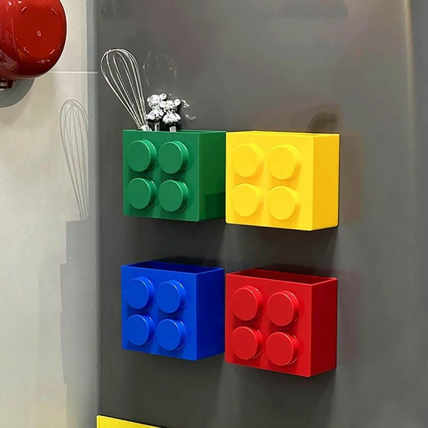 BlockStuck Magnetic Caddy - Multipurpose Wall Mounted Holder