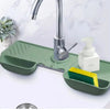Silicone Faucet Drip Catcher & Sponge Holder Tray