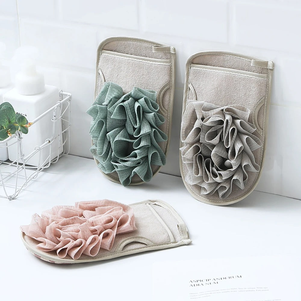 Deep Exfoliating Bath Gloves – Reusable Scrubbing Mitts for Smooth Skin & Body Massage