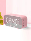 3-in-1 Wireless Bluetooth Speaker, Digital Alarm Clock & Mirror Display