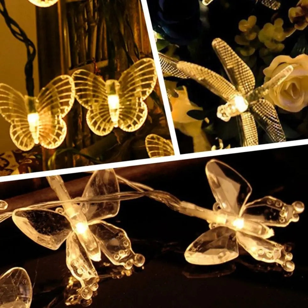 LED Butterfly String Fairy Lights